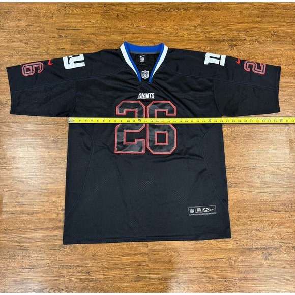 Nike New York Giants Saquon Barkley #26 Black On‎ Field Football Jersey Men's 52 - Picture 11 of 11